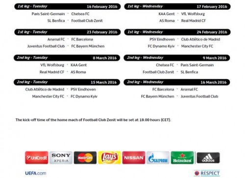 16 besar liga champions