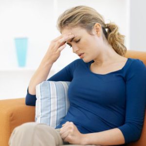 woman sickness
