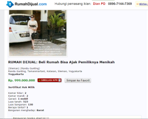 Rumah dijual